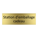 Station d'emballage cadeau