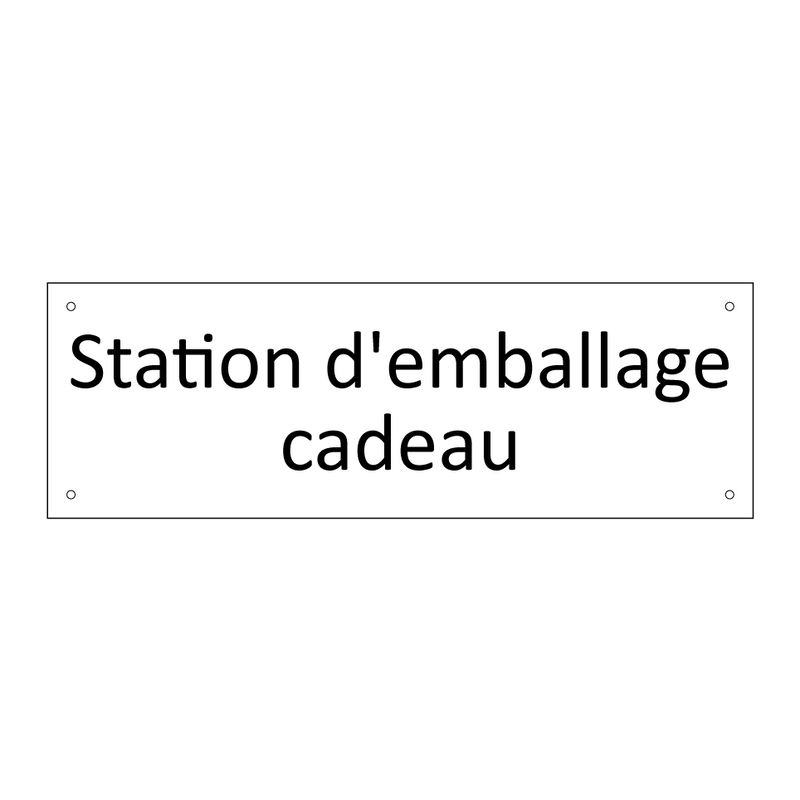 Station d'emballage cadeau