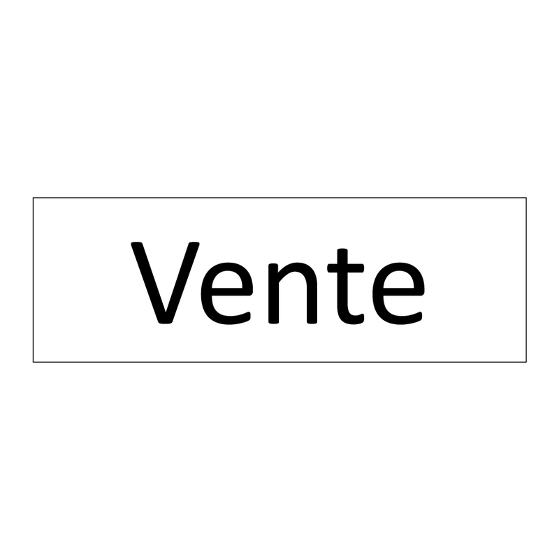 Vente