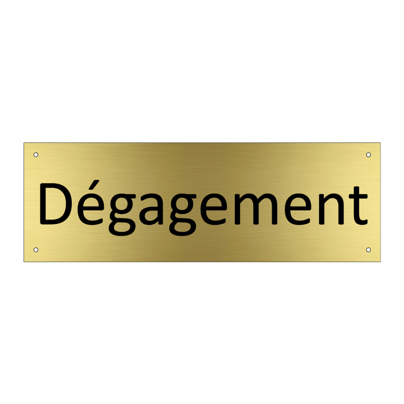 Dégagement