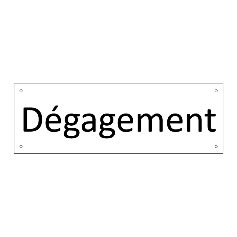 Dégagement