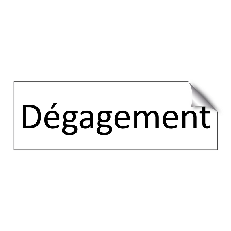 Dégagement