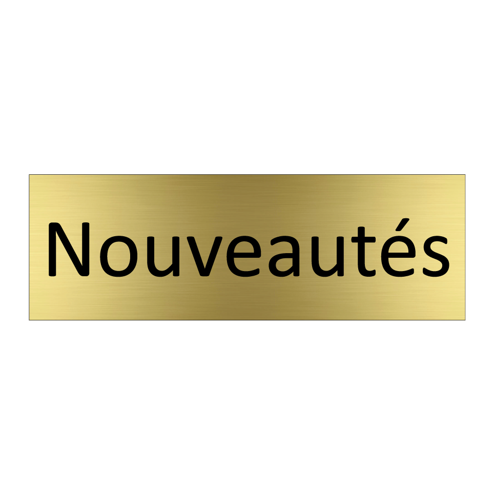 Nouveautés
