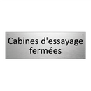 Cabines d'essayage fermées