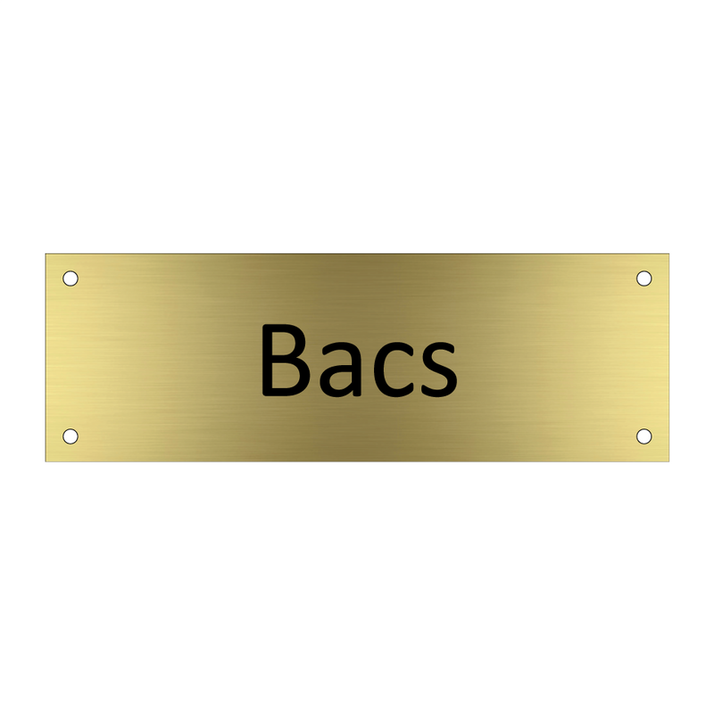 Bacs & Bacs & Bacs