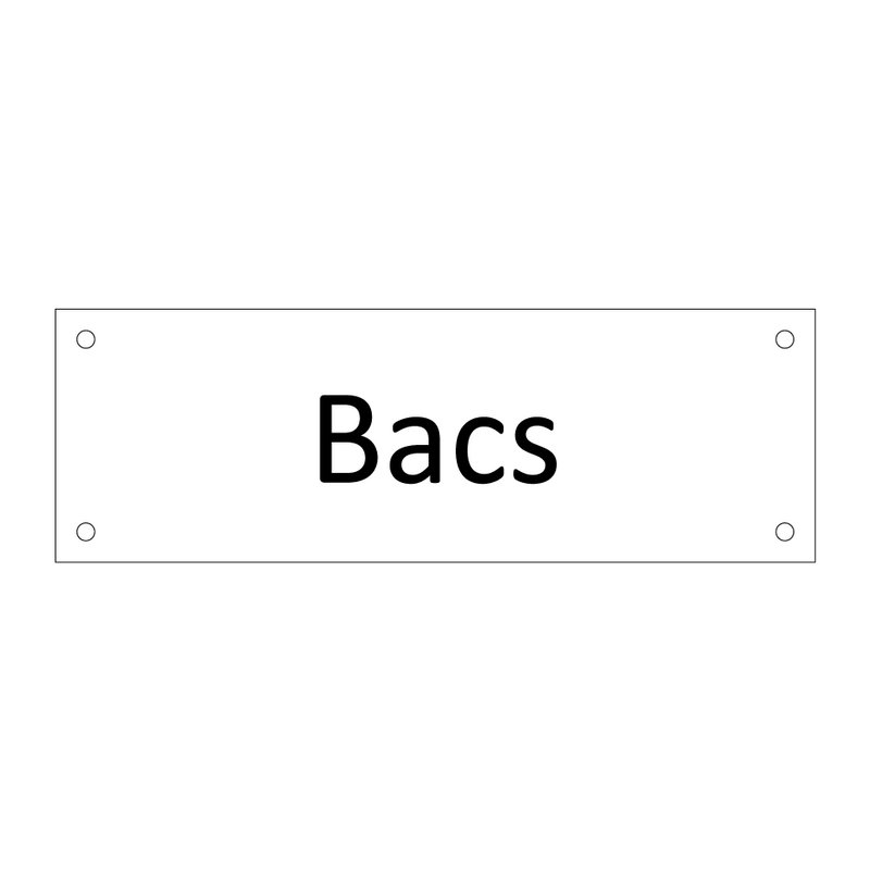Bacs & Bacs & Bacs