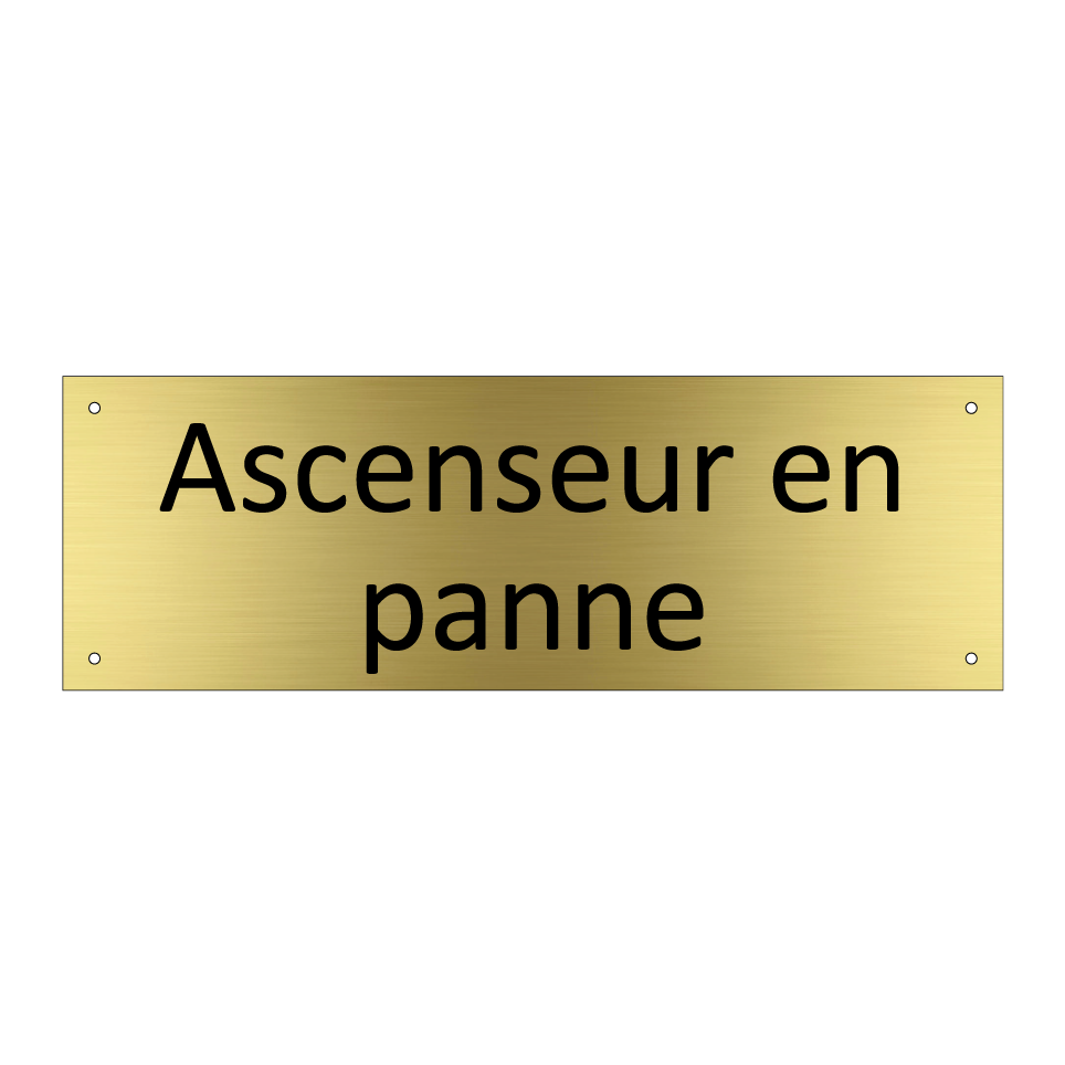 Ascenseur en panne