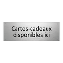 Cartes-cadeaux disponibles ici