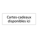 Cartes-cadeaux disponibles ici