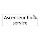 Ascenseur hors service