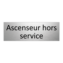 Ascenseur hors service
