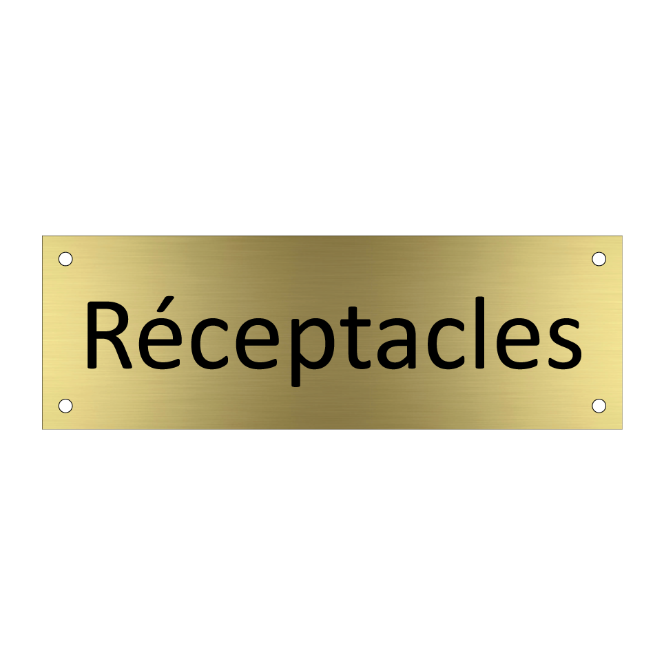 Réceptacles & Réceptacles & Réceptacles