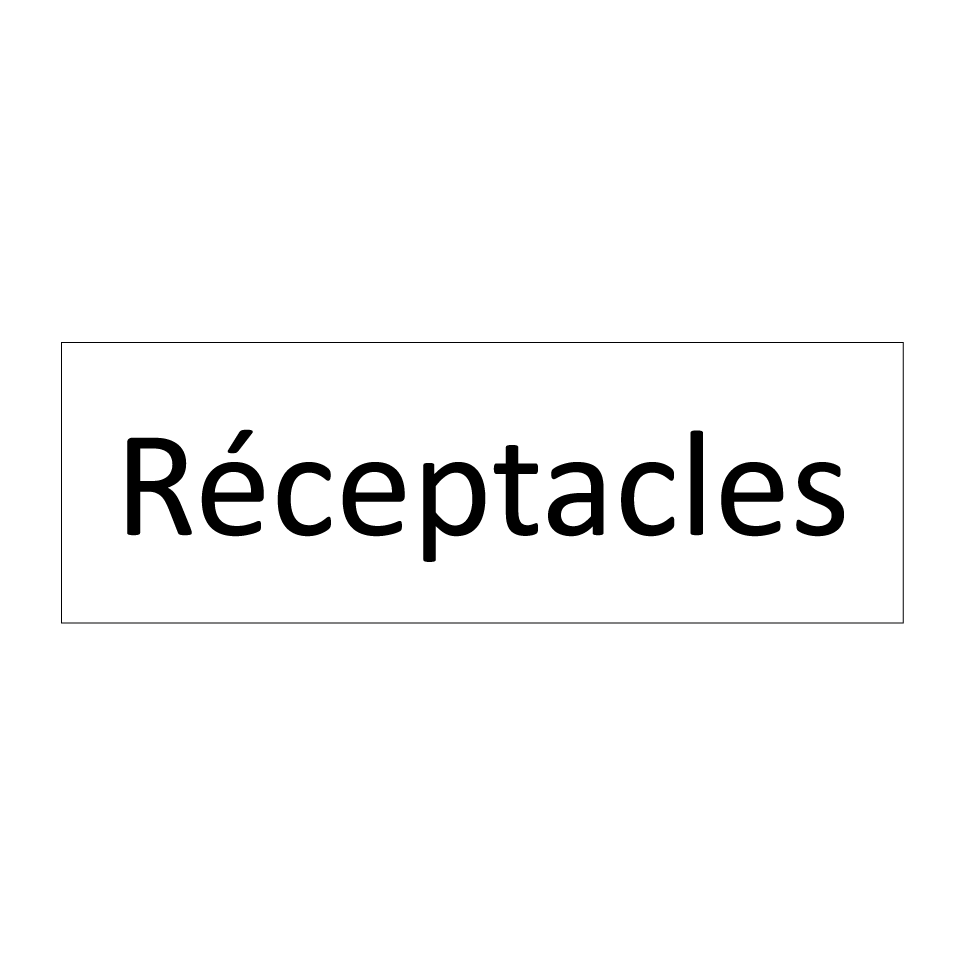 Réceptacles & Réceptacles & Réceptacles & Réceptacles & Réceptacles & Réceptacles