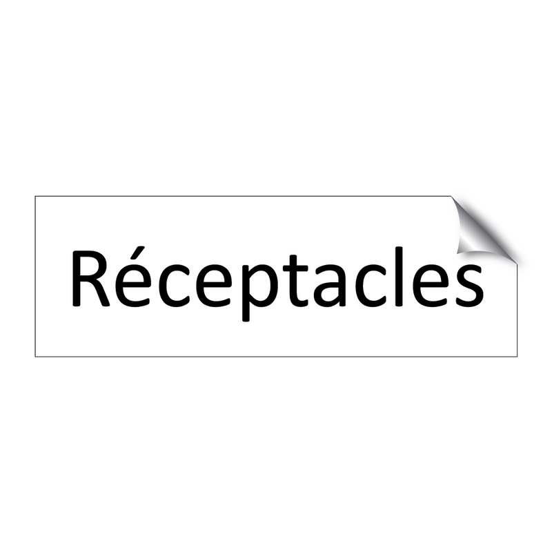 Réceptacles & Réceptacles & Réceptacles