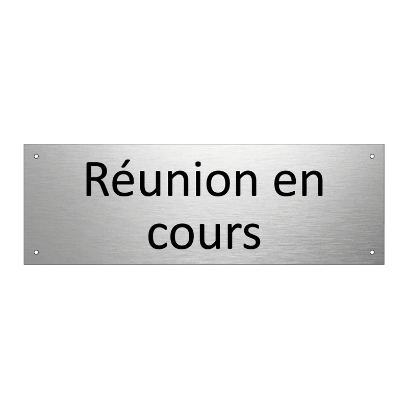 Réunion en cours