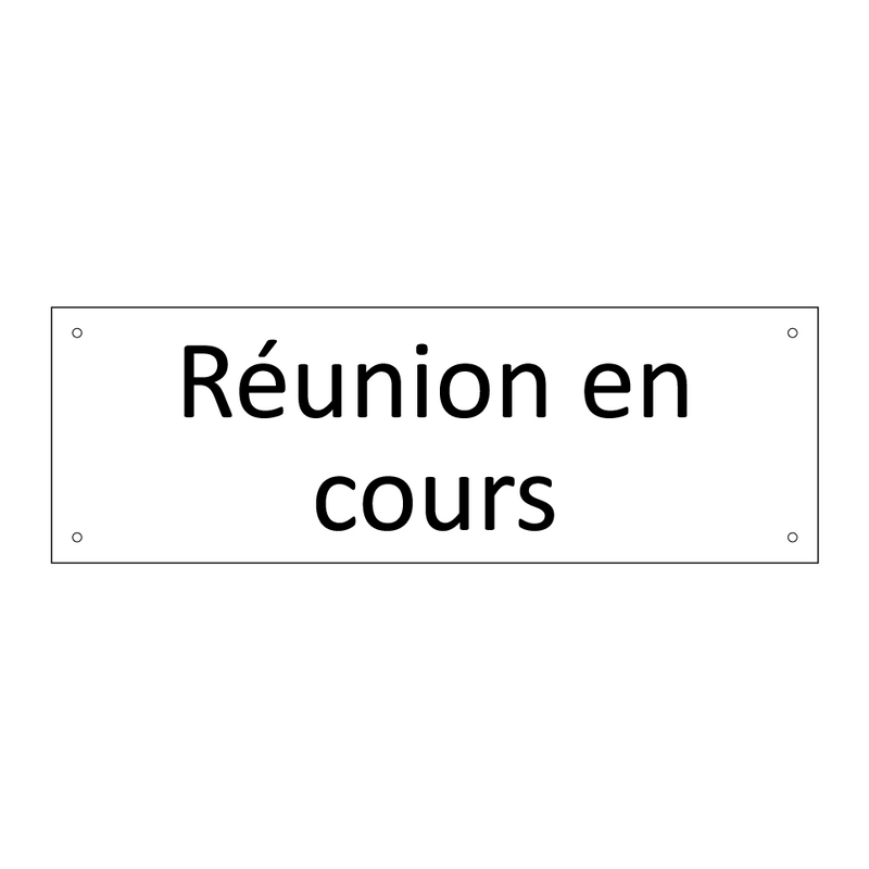 Réunion en cours