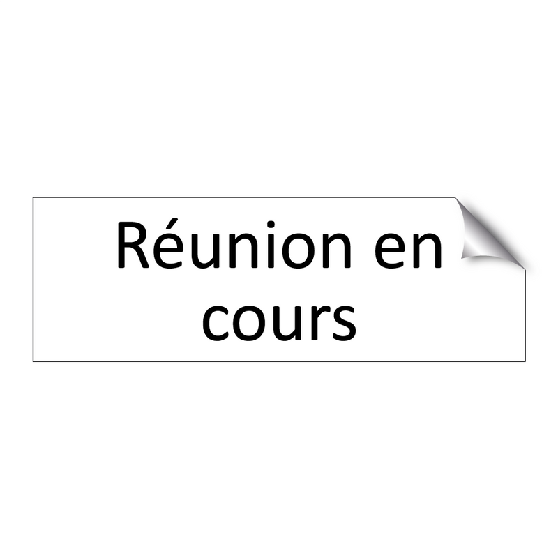 Réunion en cours