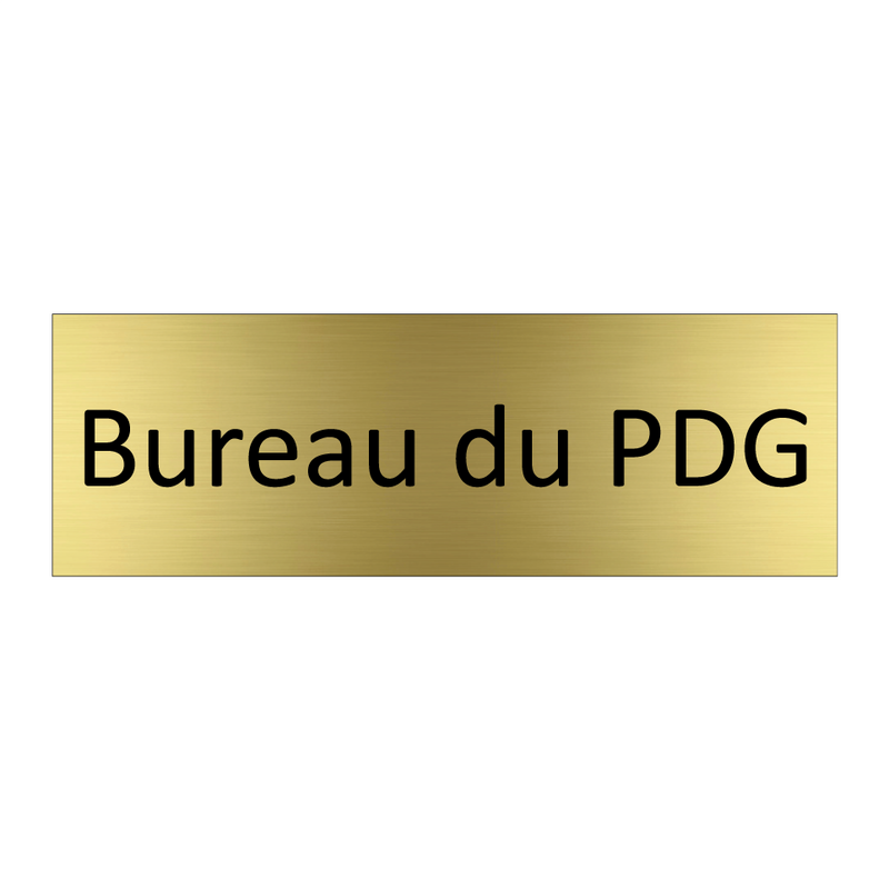 Bureau du PDG