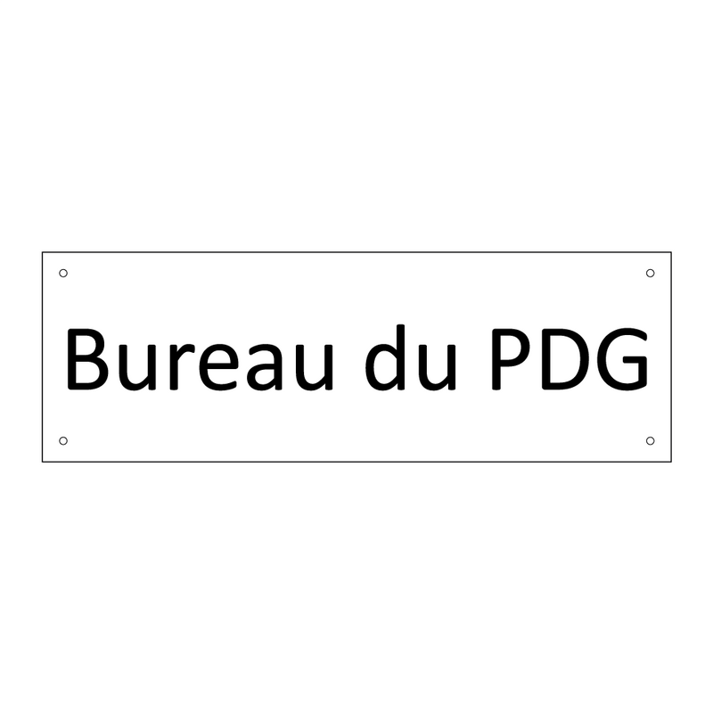 Bureau du PDG