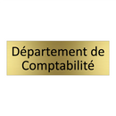 Département de Comptabilité