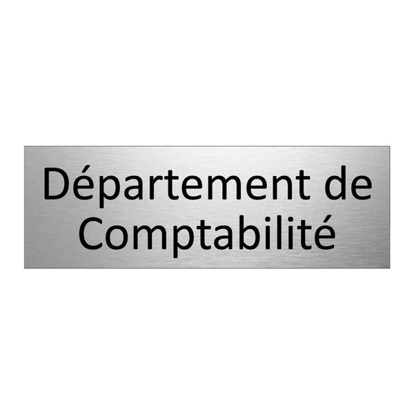 Département de Comptabilité