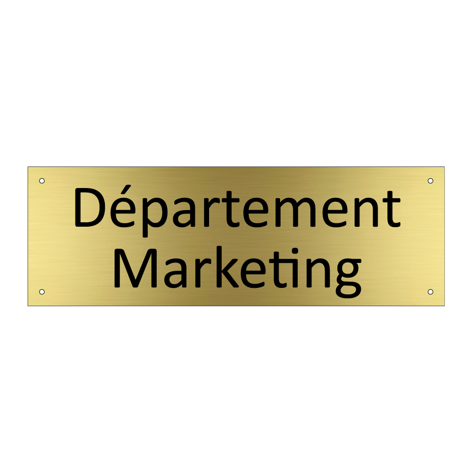Département Marketing