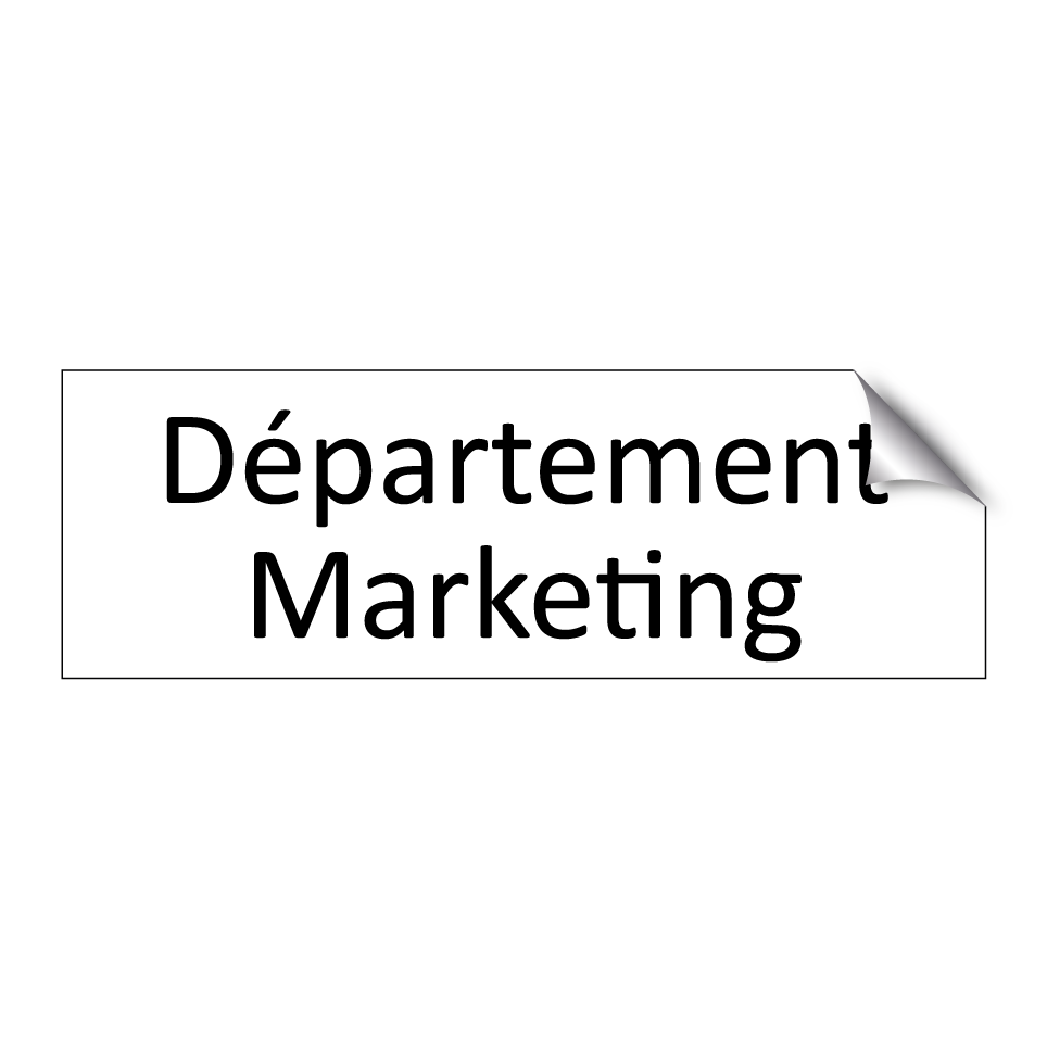 Département Marketing