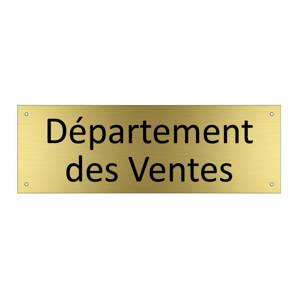 Département des Ventes
