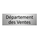 Département des Ventes