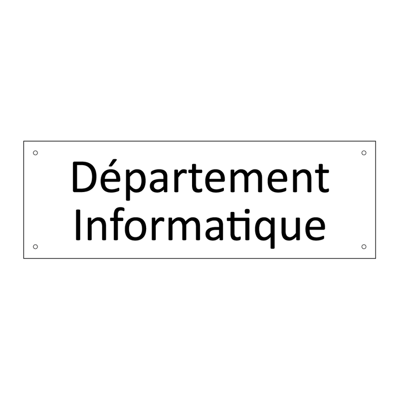 Département Informatique