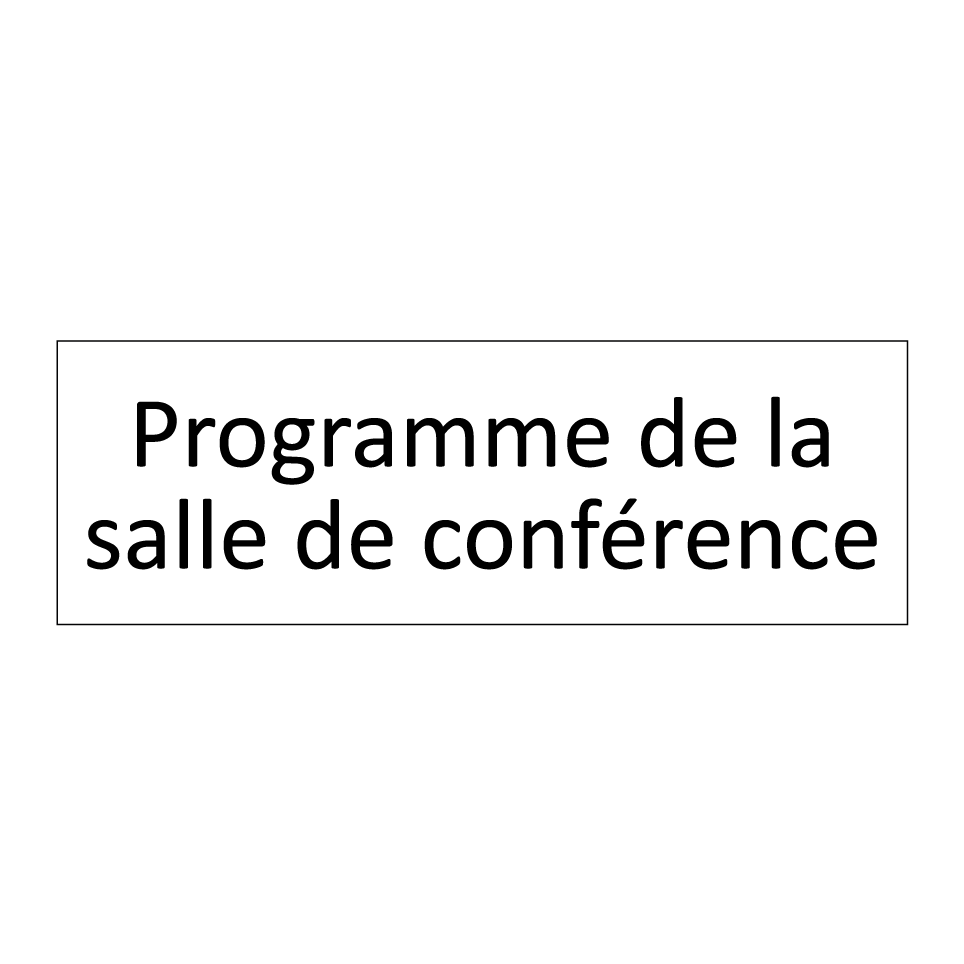Programme de la salle de conférence