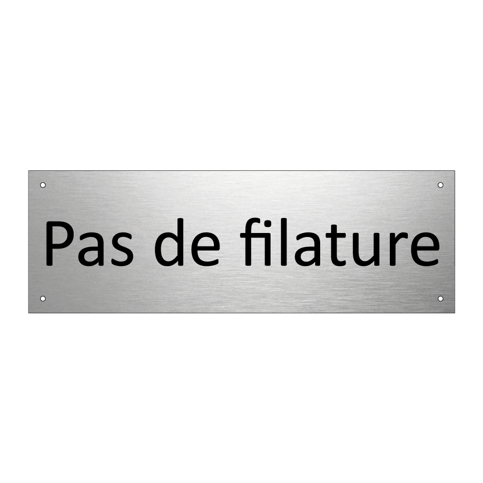 Pas de filature