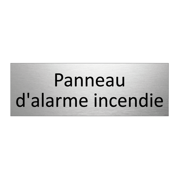 Panneau d'alarme incendie