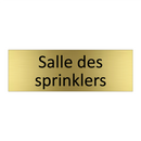 Salle des sprinklers
