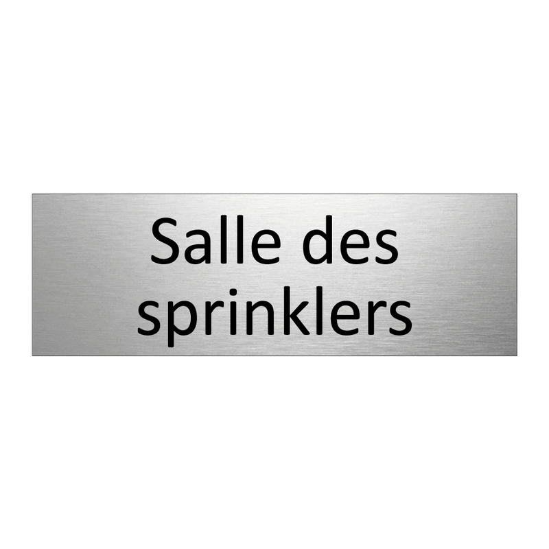 Salle des sprinklers