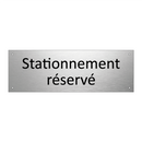 Stationnement réservé