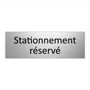 Stationnement réservé