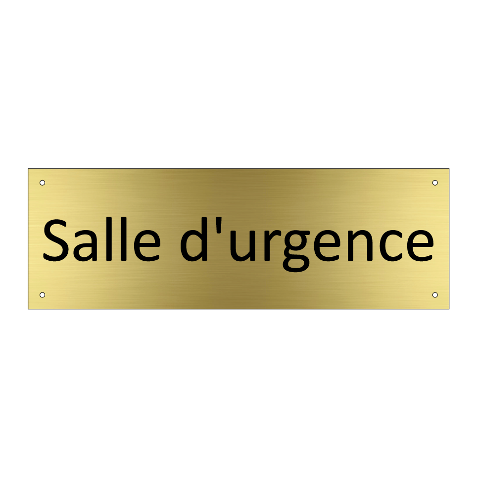 Salle d'urgence