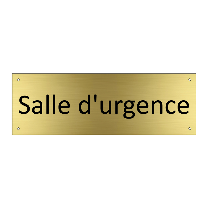 Salle d'urgence