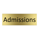 Admissions