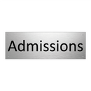 Admissions