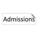Admissions