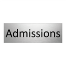 Admissions