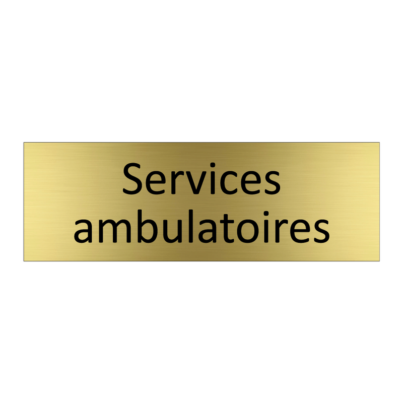 Services ambulatoires