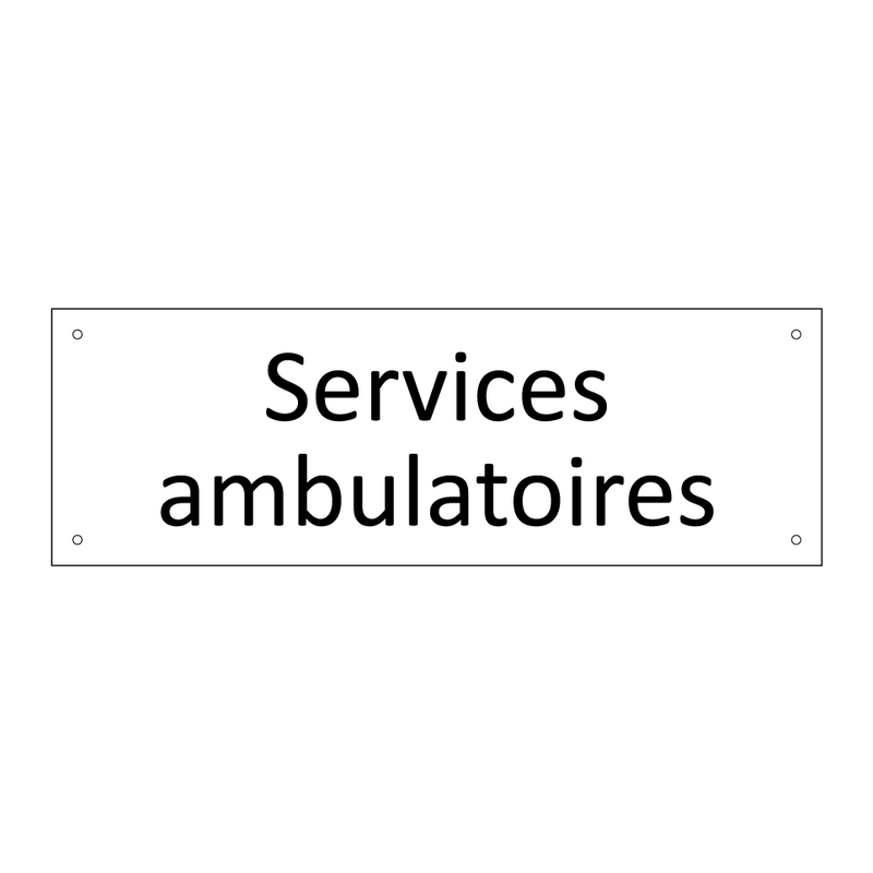 Services ambulatoires
