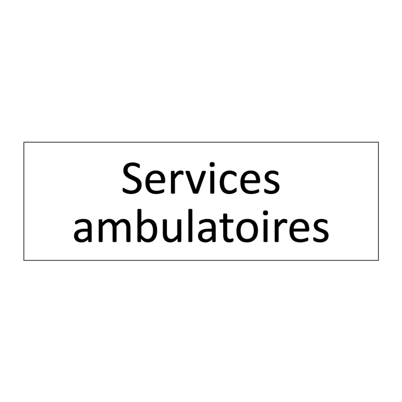 Services ambulatoires