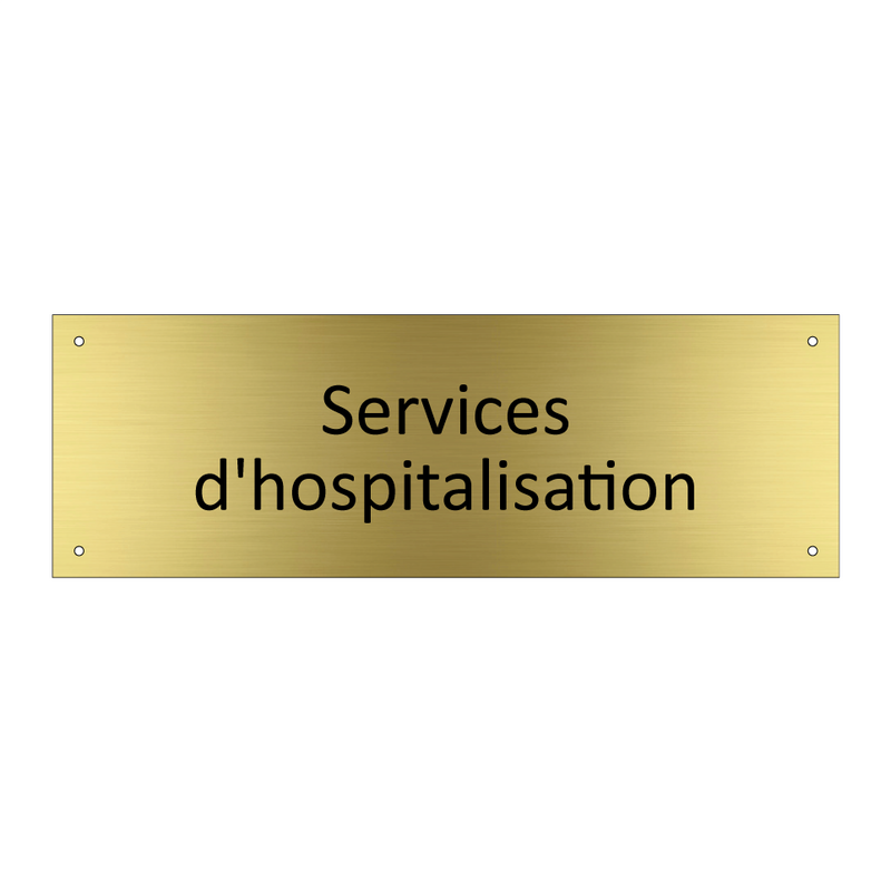 Services d'hospitalisation