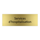 Services d'hospitalisation