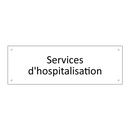 Services d'hospitalisation