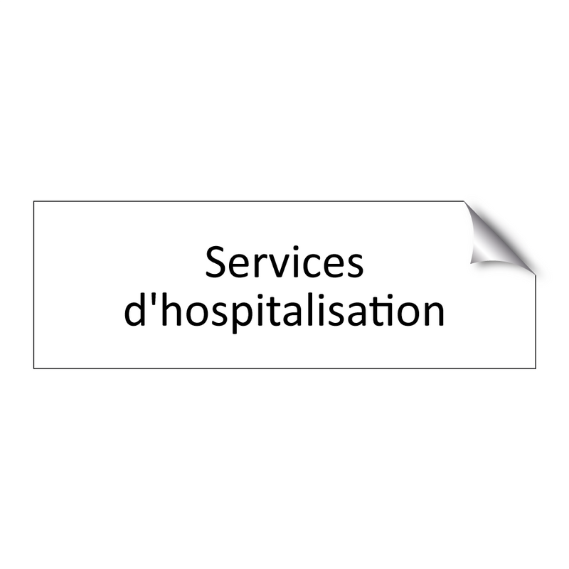 Services d'hospitalisation